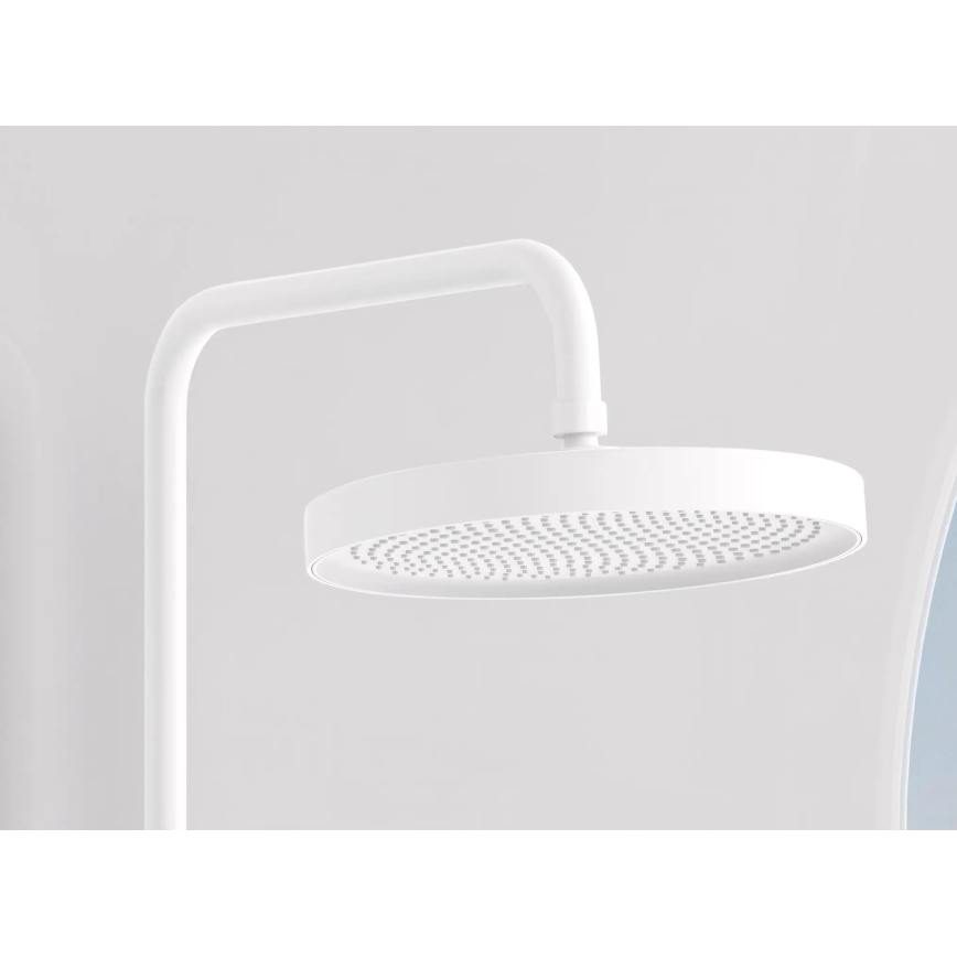 REA-P0353 - Set doccia con miscelatore FAREL, bianco opaco