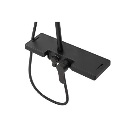 REA-P0636 - Set doccia BRAVO nero opaco