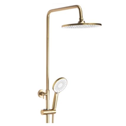 REA-P2400 - Ensemble de douche avec mitigeur AVALON, doré brossé
