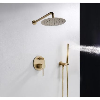 REA-P4110 - Duschset mit Unterputzarmatur LUNGO in Gold