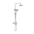 REA-P5961 - Duschgarnitur mit Thermostatarmatur LUNGO DIAMOND, hochglanzverchromt