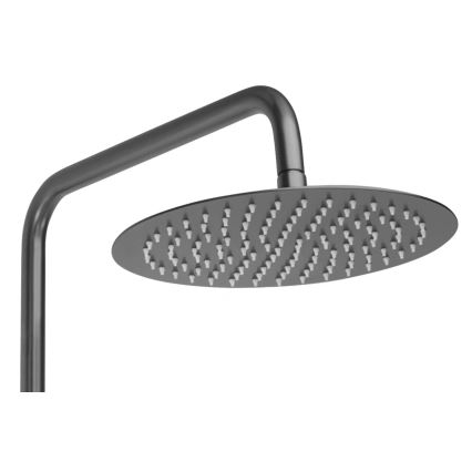 REA-P6386 - Ensemble de douche avec mitigeur thermostatique LUNGO finition titane