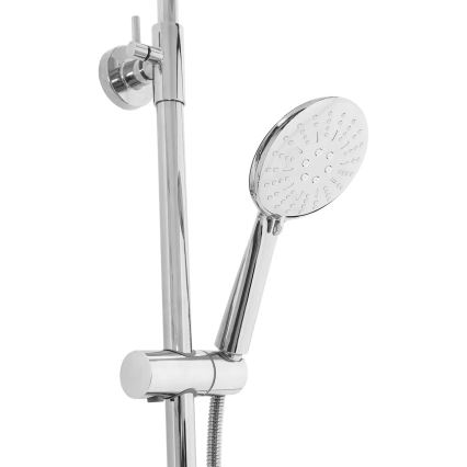 REA-P6607 - Set doccia con miscelatore termostatico LUNGO, cromo lucido