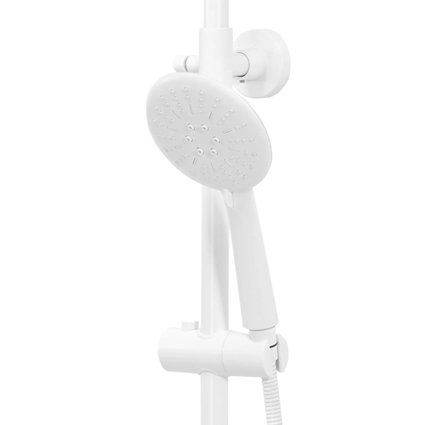 REA-P6608 - Duschset mit Thermostatarmatur LUNGO mattweiß
