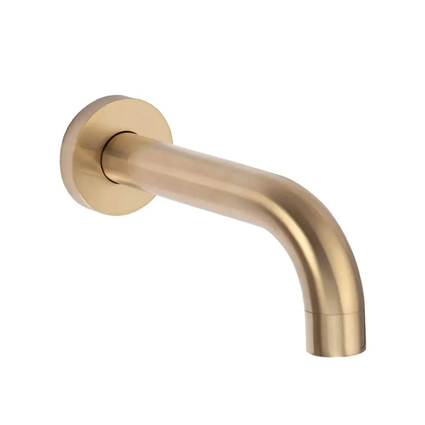 REA-P6609 - Ensemble de douche LUNGO avec mitigeur thermostatique encastré, finition or brossé