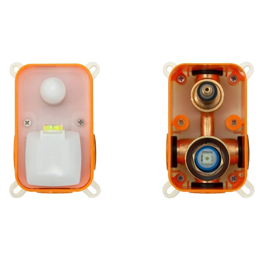 REA-P6609 - Set doccia con miscelatore termostatico da incasso LUNGO oro spazzolato