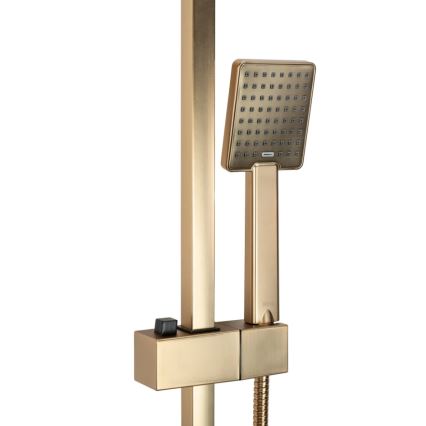 REA-P7050 - Duschset mit Armatur JACK, gebürstetes Gold