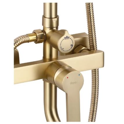 REA-P7841 - Duschset mit Armatur ARGUS in gebürstetem Gold