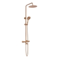 REA-P8807 - Set doccia con miscelatore termostatico LUNGO in rame spazzolato