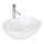 REA-U0133 - Lavabo da appoggio SOFIA 34,5x41 cm ceramica/bianco lucido