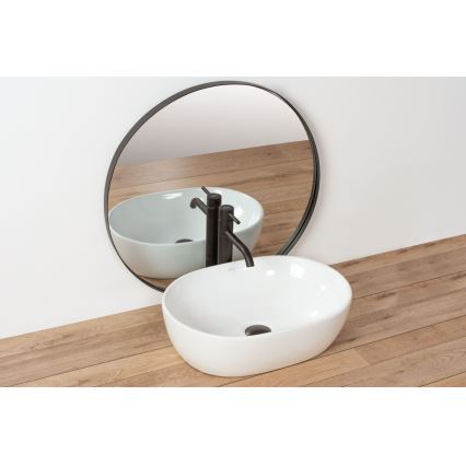 REA-U0416 - Lavabo da appoggio AMELIA 34,5x48 cm ceramica/bianco lucido