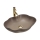 REA-U0629 - Vasque à poser PEARL 38x50,5 cm céramique/marron