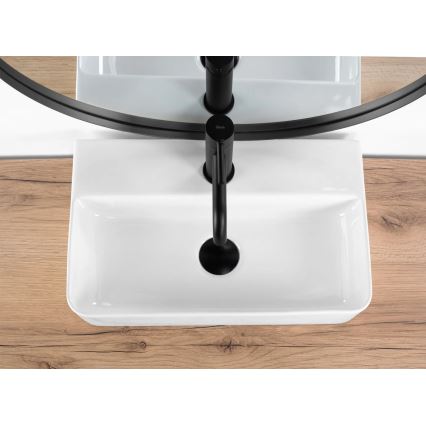 REA-U0630 - Aufsatz-/Wandwaschbecken NAOMI 28,5x45,5 cm Keramik/Weiß
