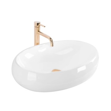 REA-U0656 - Vasque à poser MELANIA 40,5x60 cm céramique/blanc brillant