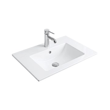 REA-U0786 - Lavabo à encastrer DAFNE 47x62 cm, céramique/blanc brillant