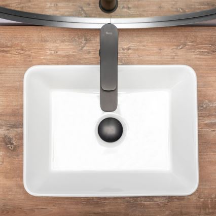 REA-U0952 - Aufsatzwaschbecken ANITA MINI 31x41 cm Keramik/glänzend weiß