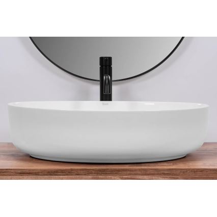 REA-U1223 - Aufsatzwaschbecken QUEEN 41,5 x 55 cm, Keramik / glänzendes Weiß