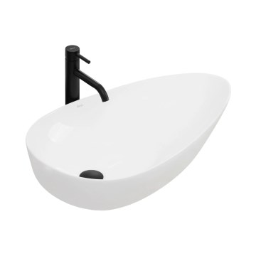 REA-U1500 - Vasque à poser GRETA 42,5x77 cm céramique/blanc brillant
