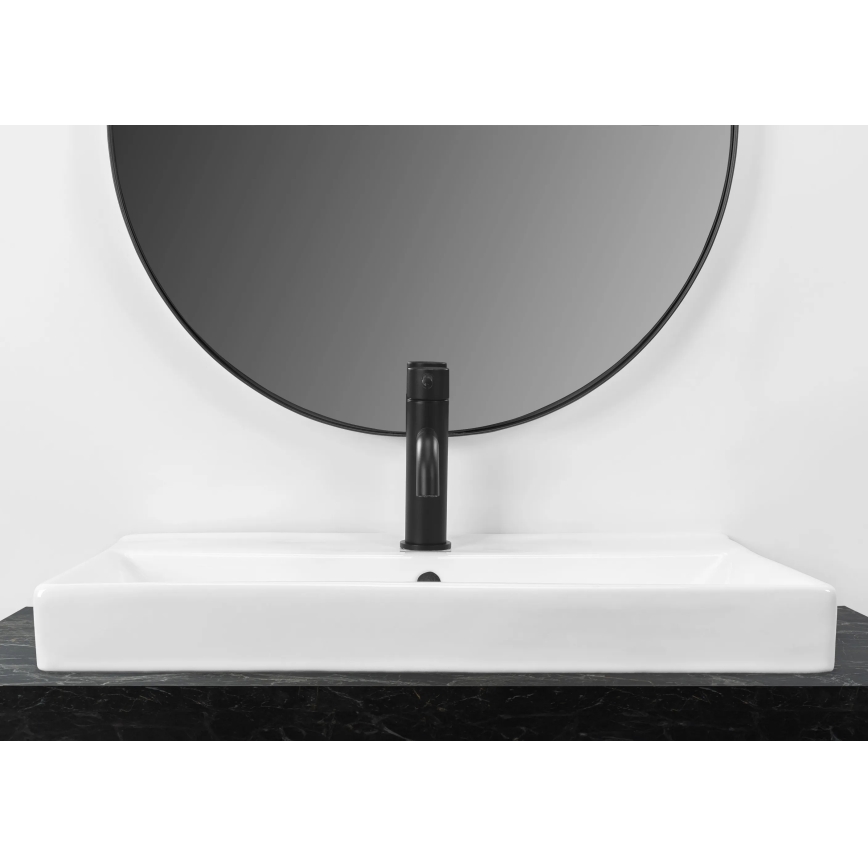 REA-U3326 - Lavabo encastré MANDY 46x60 cm céramique/blanc brillant