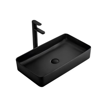 REA-U3690 - Aufsatzwaschbecken DENIS 35x61 cm, Keramik, matt-schwarz