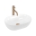REA-U4330 - Lavabo da appoggio AMELIA 31x45 cm ceramica/bianco lucido