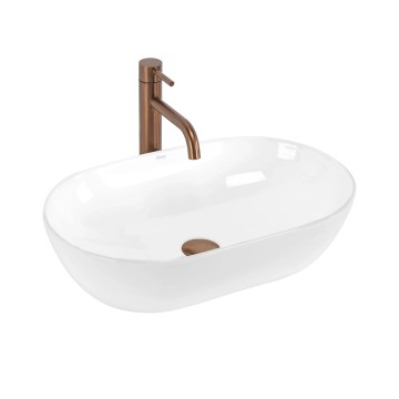 REA-U4331 - Lavabo à poser AMELIA 32,5x52 cm céramique/blanc brillant