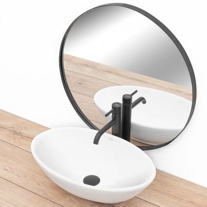 REA-U4603 - Aufsatzwaschbecken PAMELA 33x53 cm Keramik/Hochglanzweiß