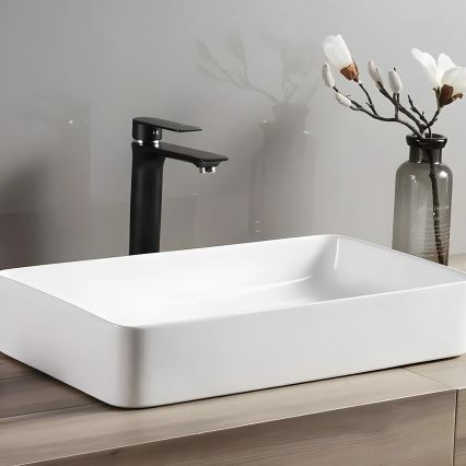 REA-U4800 - Lavabo à poser DENIS 35x61,5 cm céramique/blanc brillant