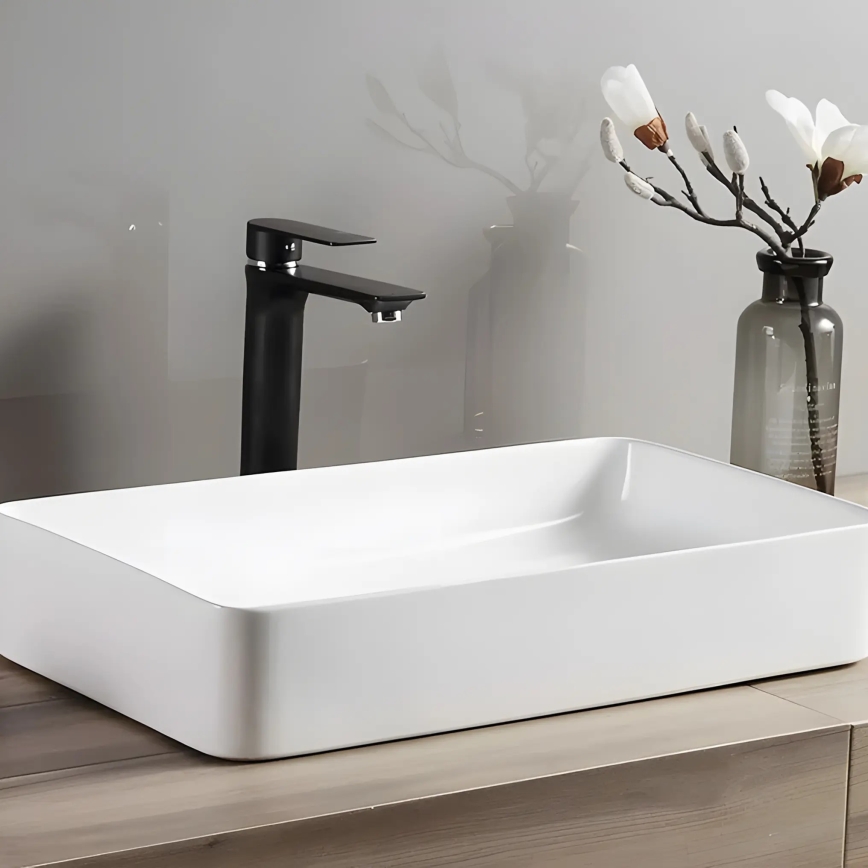 REA-U4800 - Lavabo à poser DENIS 35x61,5 cm céramique/blanc brillant