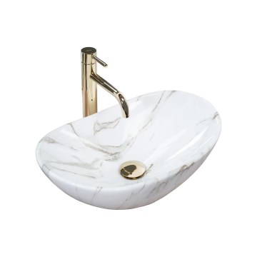 REA-U5063 - Vasque à poser ROYAL MINI 30x47 cm céramique/blanc/effet pierre