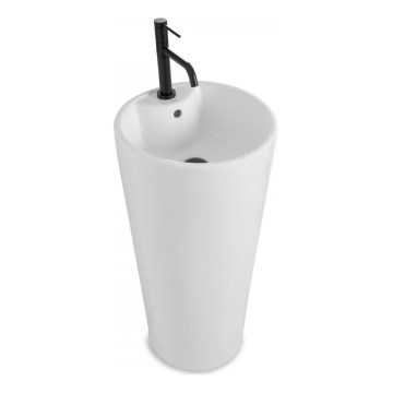 REA-U5635 - Lavabo autoportant BLANKA 85x40 cm céramique/blanc brillant