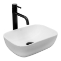REA-U5667 - Lavabo da appoggio BELINDA MINI 25x36 cm ceramica/bianco lucido