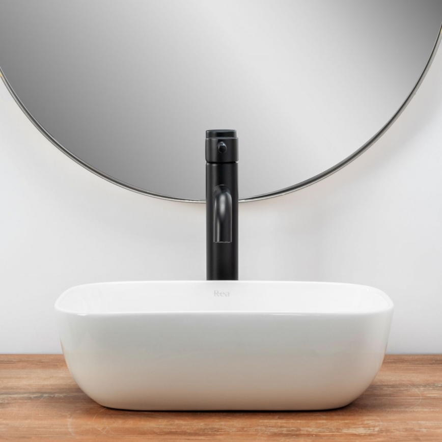 REA-U5667 - Vasque à poser BELINDA MINI 25x36 cm céramique/blanc brillant