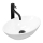 REA-U5804 - Lavabo da appoggio PAMELA MINI 26,5x40 cm ceramica/bianco lucido
