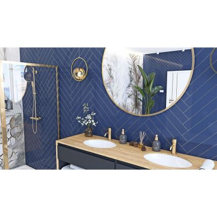 REA-U6330 - Lavabo encastré NEL 39 x 47,5 cm céramique/blanc brillant