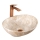 REA-U6361 - Lavabo da appoggio SOFIA 34,5x41 cm ceramica/beige/effetto pietra