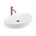 REA-U6371 - Aufsatzwaschbecken JOANA 40,5x65,5 cm Keramik/hochglänzend weiß