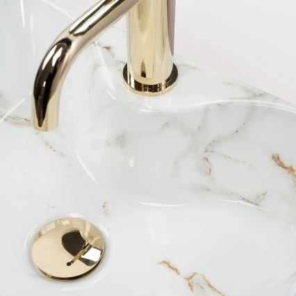 REA-U6504 - Lavabo à poser KELLY MINI 31x41 cm céramique/effet pierre