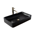 REA-U6510 - Lavabo à poser DENIS 35 x 61,5 cm céramique / noir mat