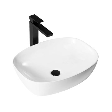 REA-U6616 - Aufsatzwaschbecken FREJA 39,5x51 cm Keramik/weiß