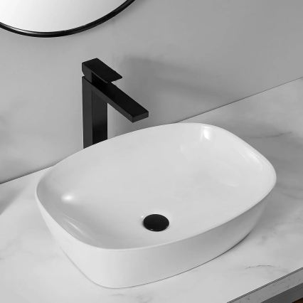 REA-U6616 - Vasque à poser FREJA 39,5 x 51 cm céramique/blanc