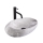REA-U6651 - Lavabo à poser ROXY 31 x 49 cm céramique/gris/effet pierre