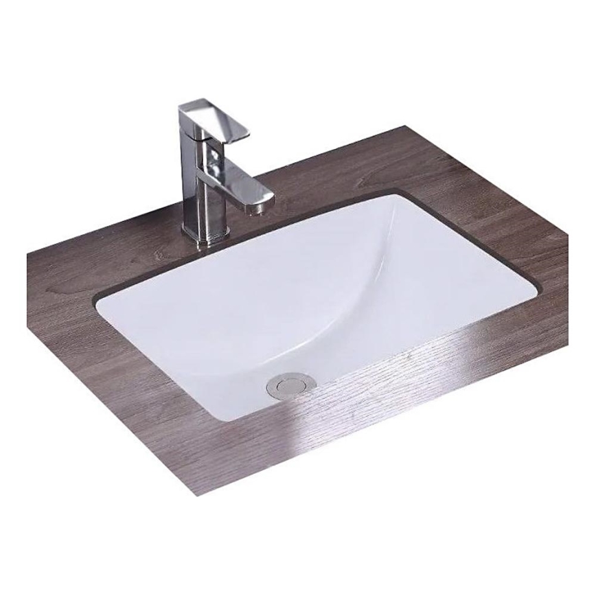 REA-U6653 - Lavabo ad incasso ADELA 33x46 cm ceramica/bianco lucido
