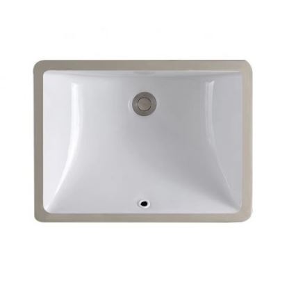 REA-U6653 - Lavabo encastré ADELA 33x46 cm céramique/blanc brillant