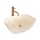 REA-U6689 - Aufsatzwaschbecken FREJA 39,5x51 cm Keramik/beige/Steinoptik
