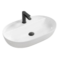 REA-U7900 - Lavabo da appoggio AURA 40,5x60,5 cm ceramica/bianco lucido