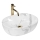 REA-U8001 - Vasque à poser AMELIA 34,5x48 cm céramique/décor marbre