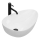 REA-U8536 - Lavabo à poser sur plan GRETA 39x56 cm céramique/blanc brillant