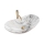 REA-U8596 - Aufsatzwaschbecken ROYAL 36 x 62,5 cm Keramik/Weiß/Grau/Steinoptik