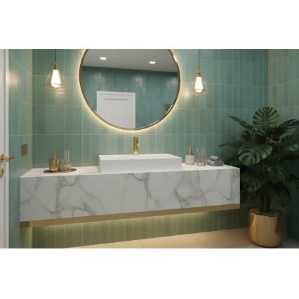 REA-U8901 - Lavabo à poser GOYA 37x60 cm blanc mat